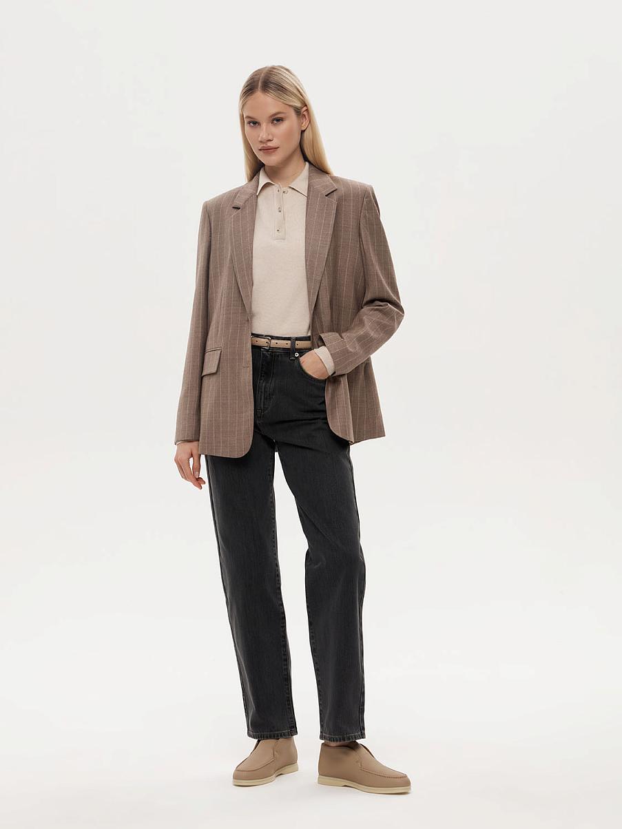 Прямые джинсы из хлопка