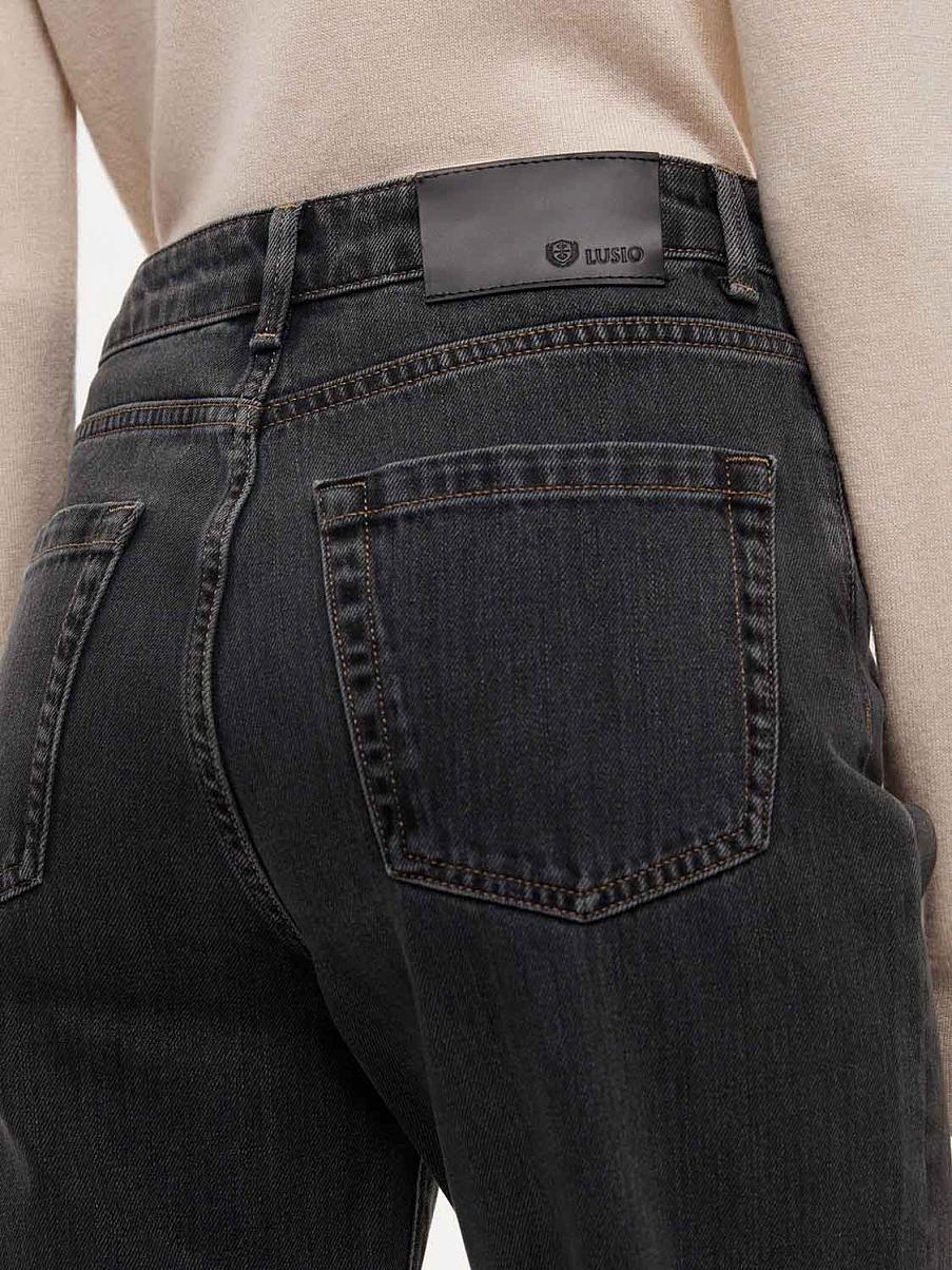 Прямые джинсы из хлопка