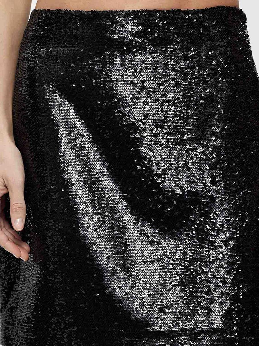 Юбка мини с пайетками