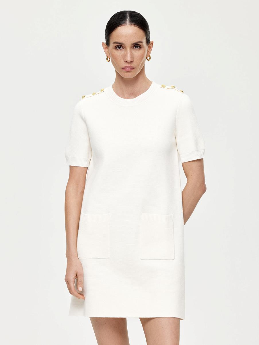 Трикотажное платье мини из хлопка