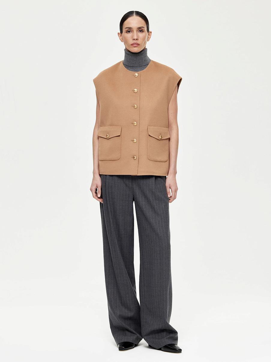 Жилетка из шерсти австралийского мериноса