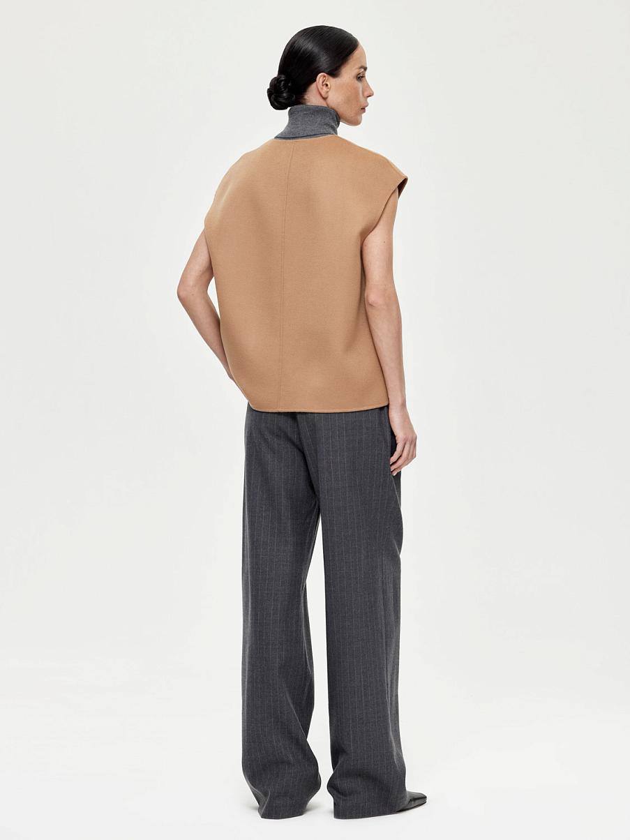 Жилетка из шерсти австралийского мериноса