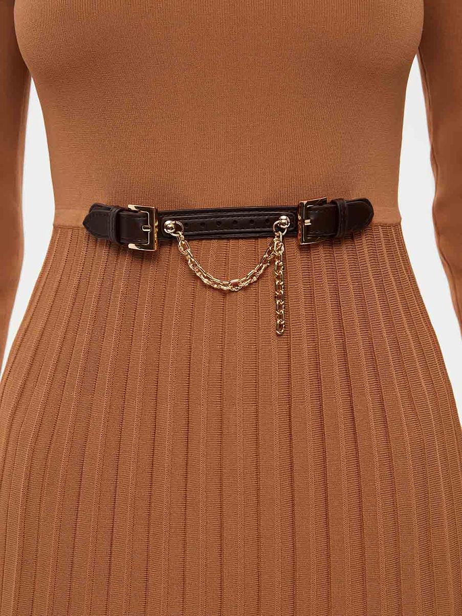 Трикотажное платье мини 