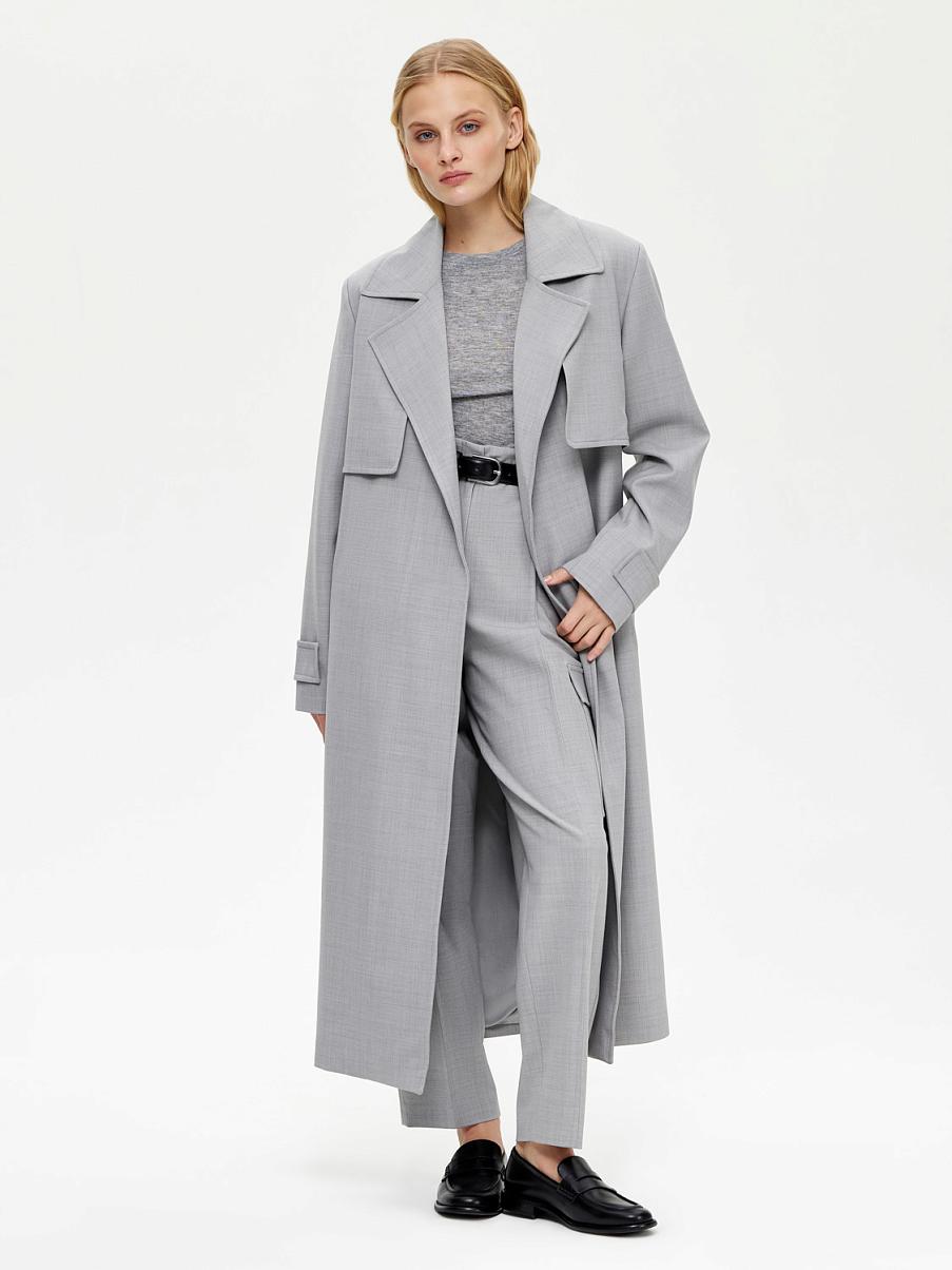 Тренч с натуральной шерстью