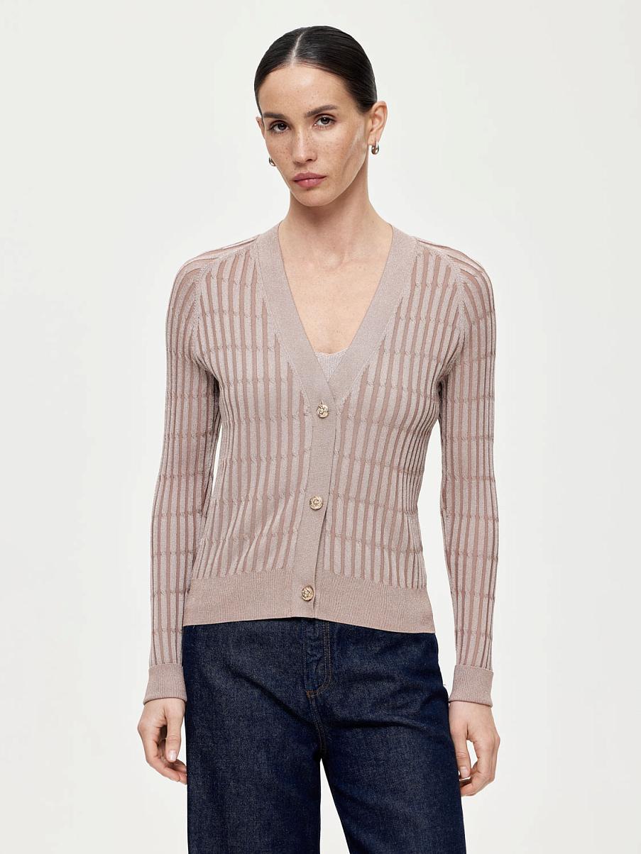 Облегающий трикотажный кардиган