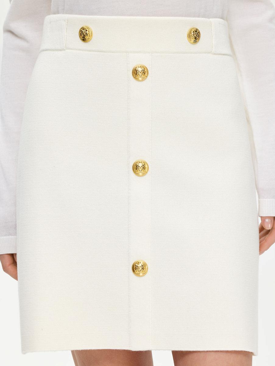 Трикотажная юбка мини