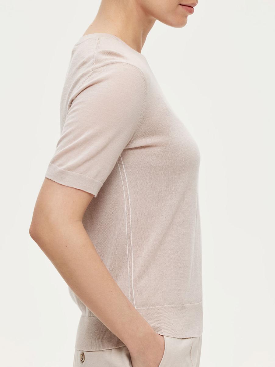 Трикотажная футболка из шерсти мериноса