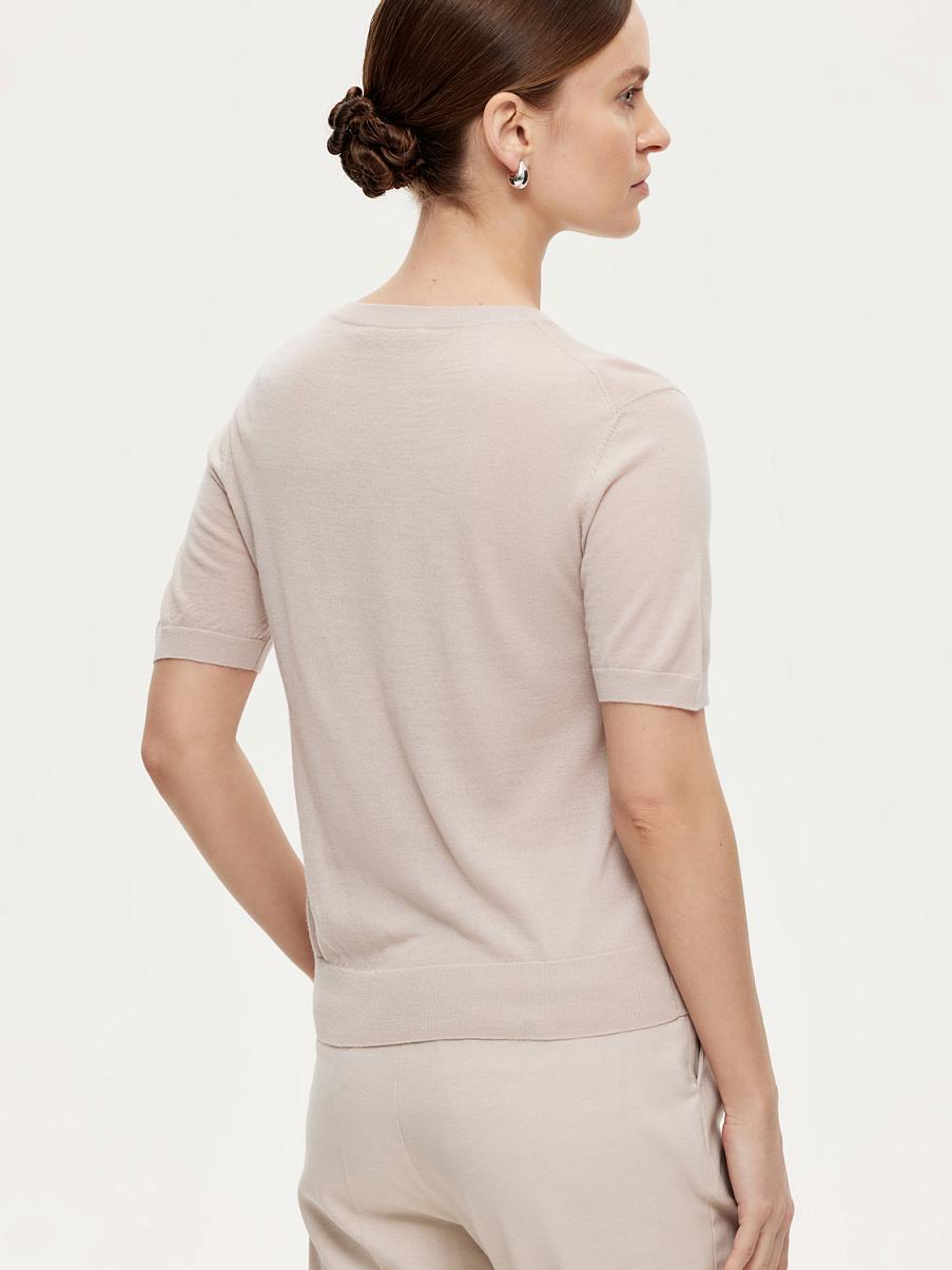 Трикотажная футболка из шерсти мериноса