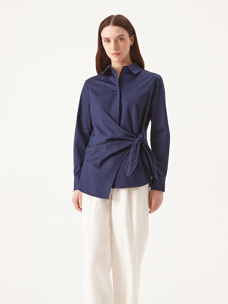 Рубашка на запах из хлопка