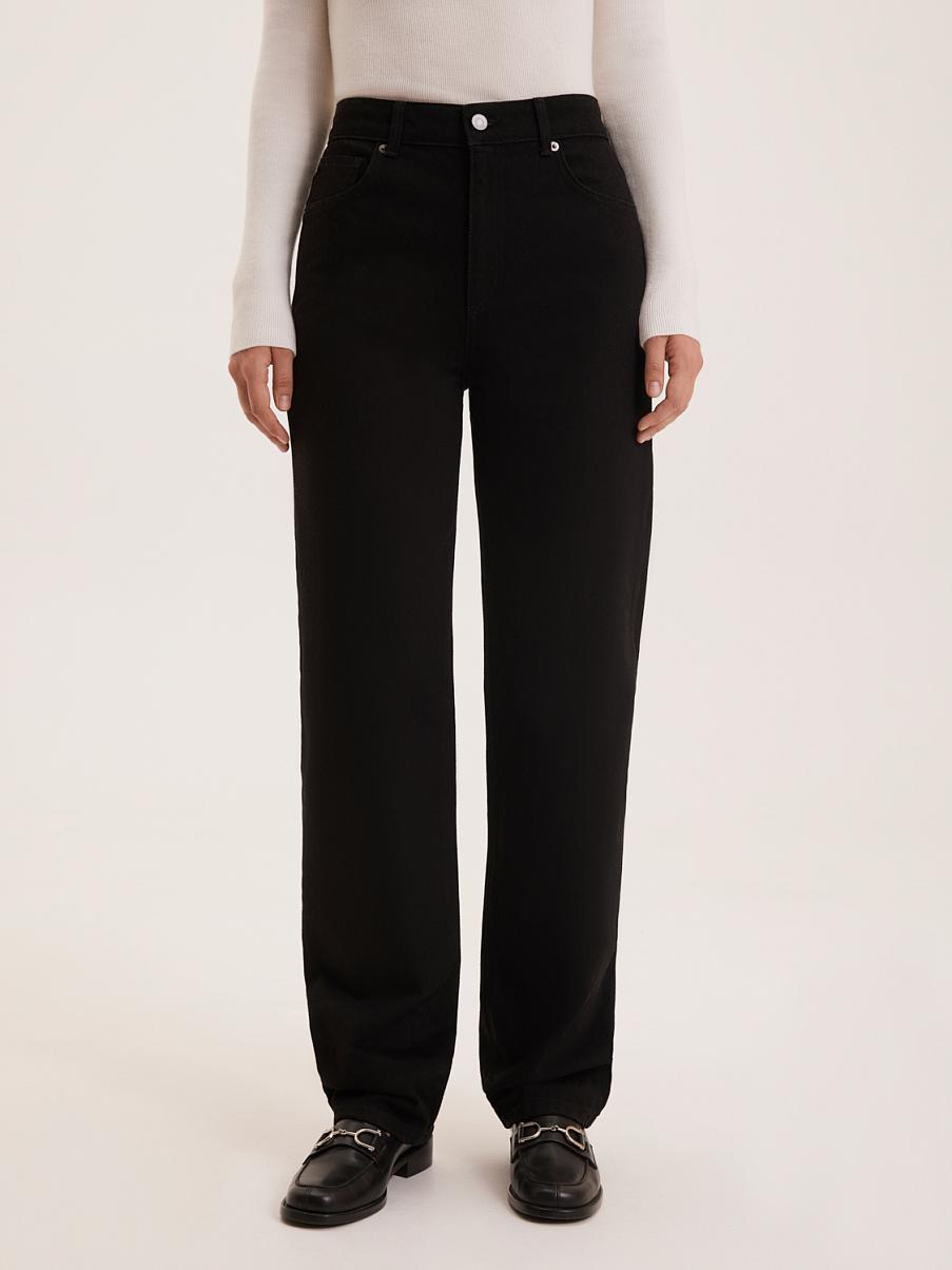 Прямые джинсы из хлопка