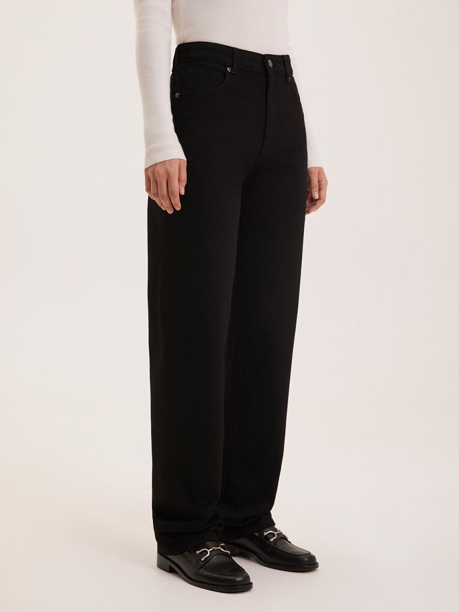 Прямые джинсы из хлопка