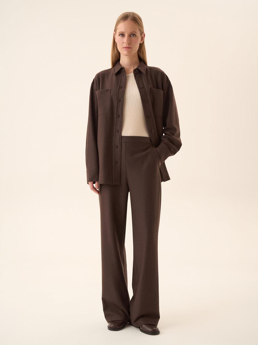 Брюки прямого кроя