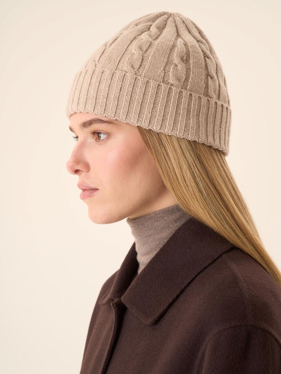 Шапка с шерстью мериноса и кашемиром