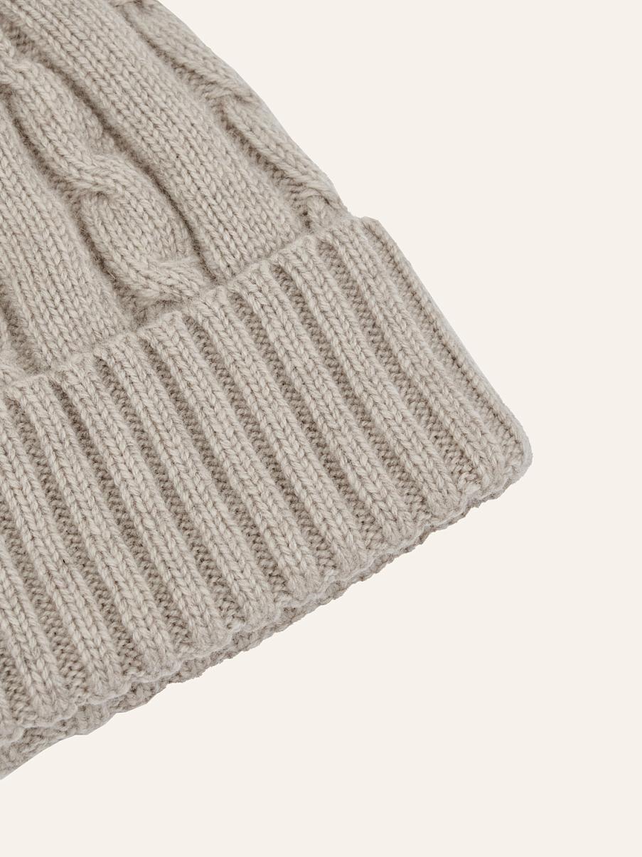 Шапка с шерстью мериноса и кашемиром