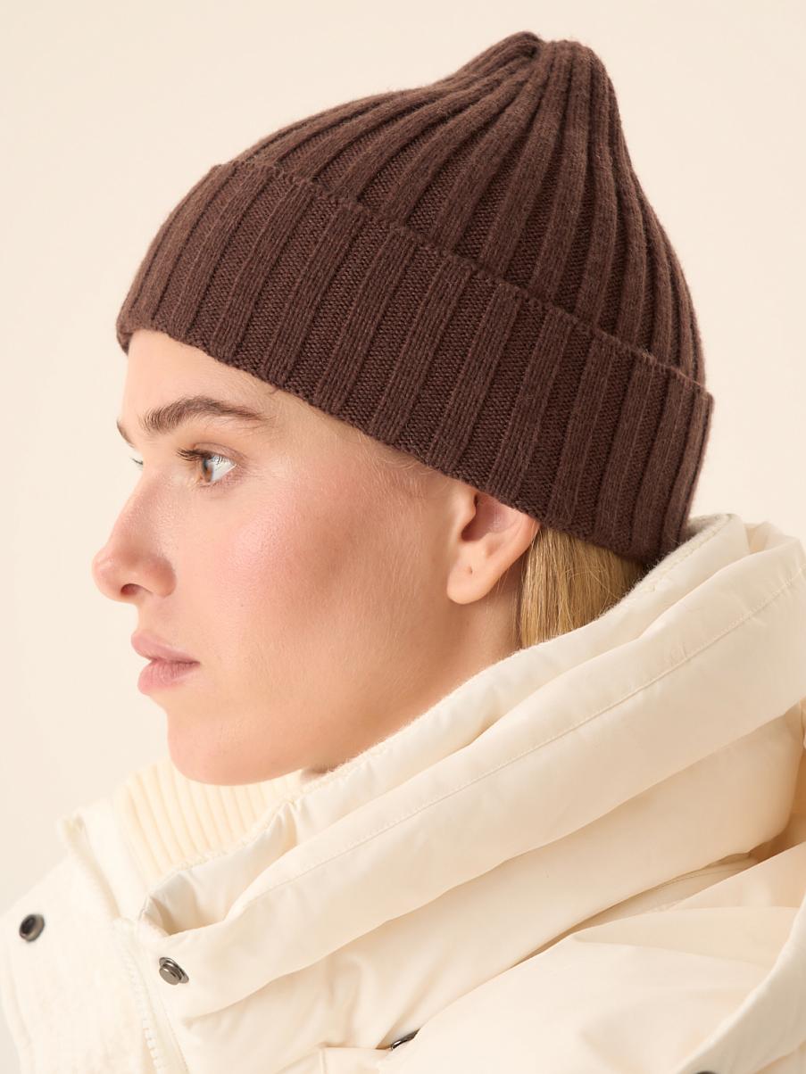 Шапка с шерстью мериноса и кашемиром