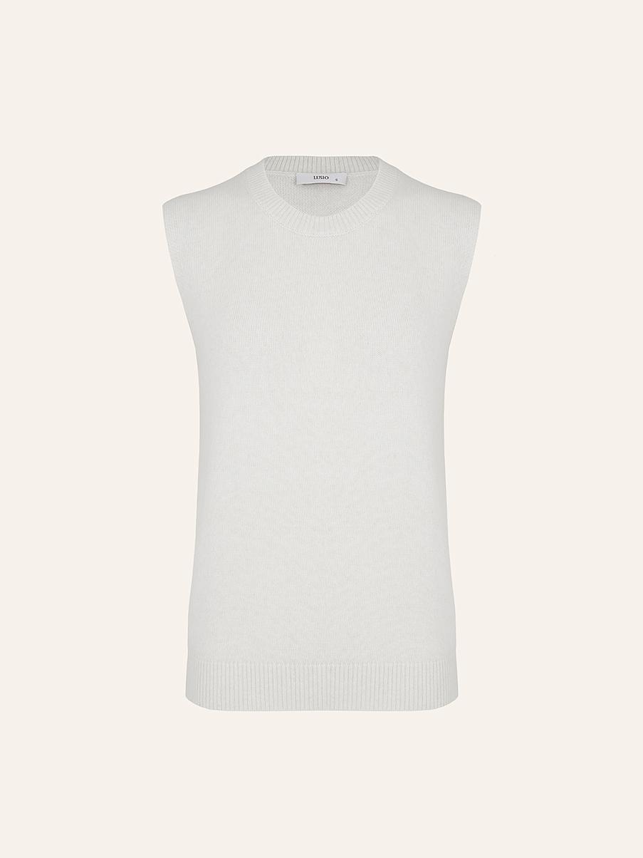 Трикотажный топ с шерстью