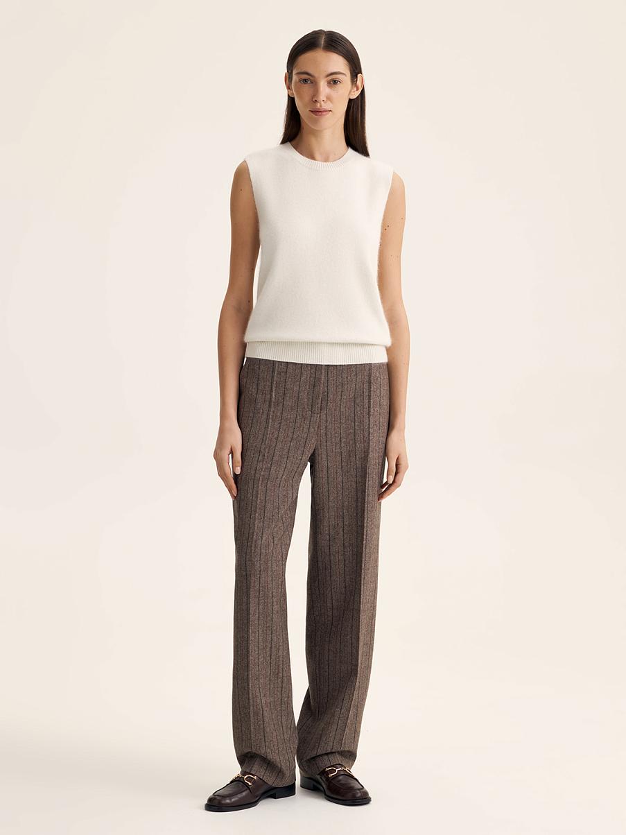 Трикотажный топ с шерстью