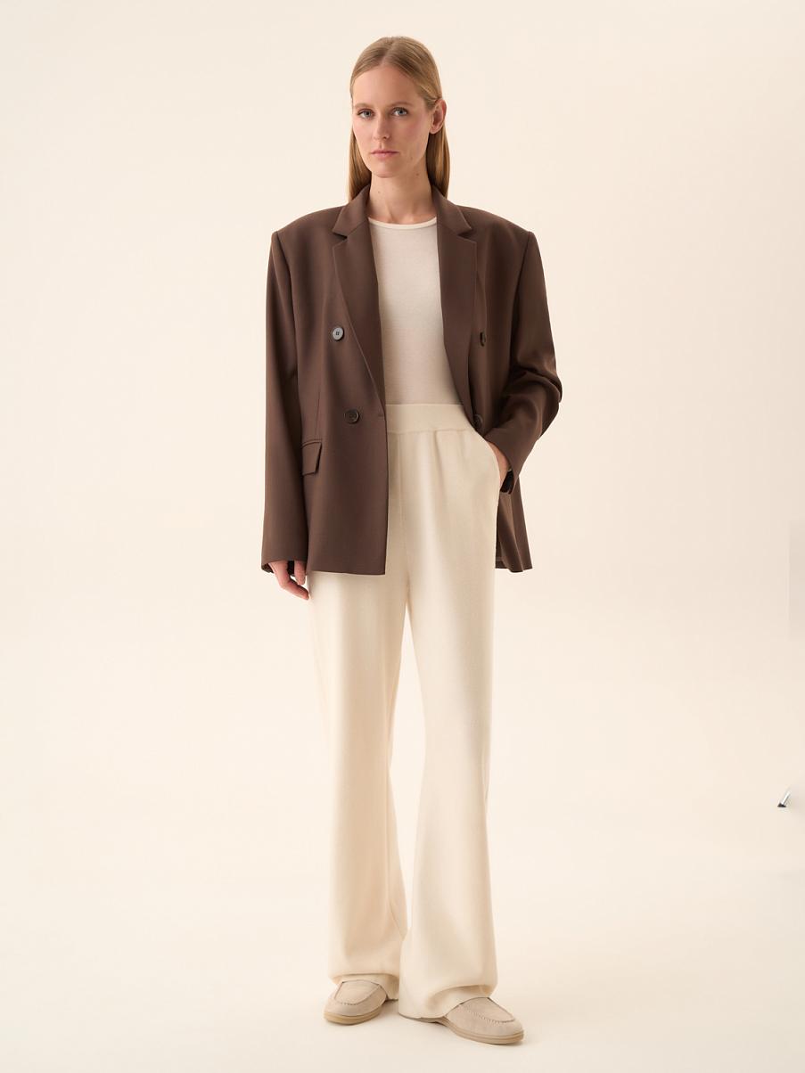 Трикотажные брюки из австралийской шерсти