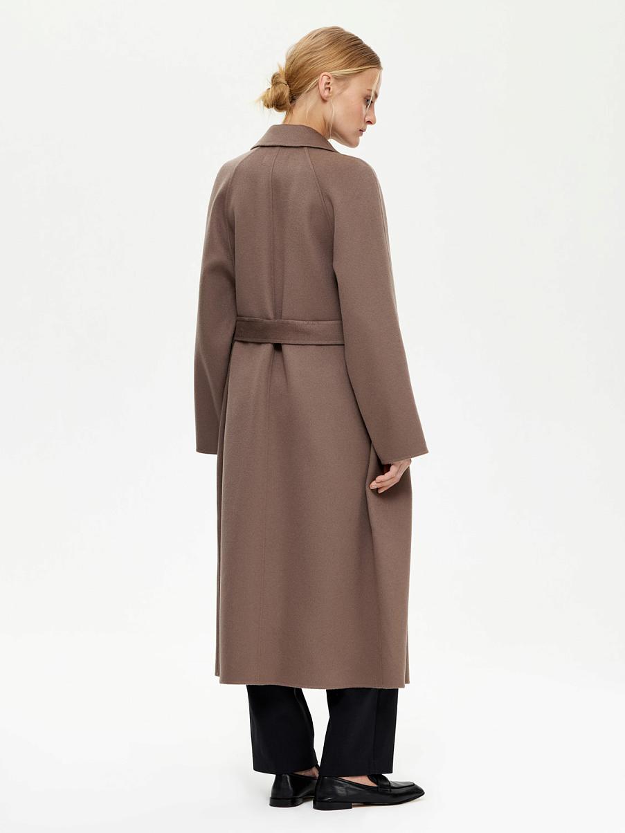 Пальто-халат из шерсти мериноса и кашемира