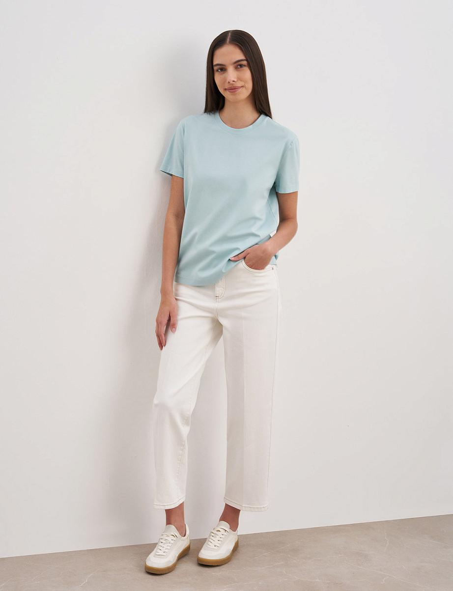 Хлопковая футболка оверсайз