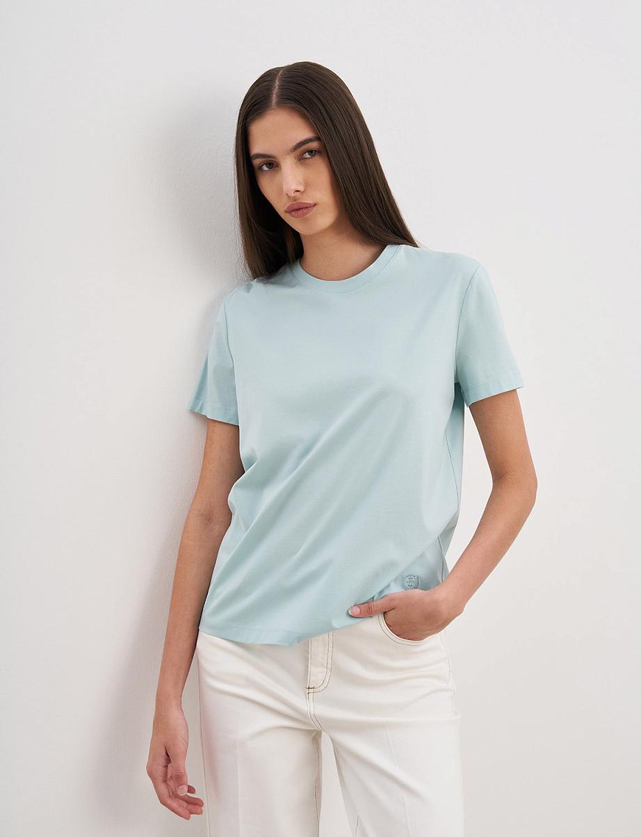 Хлопковая футболка оверсайз