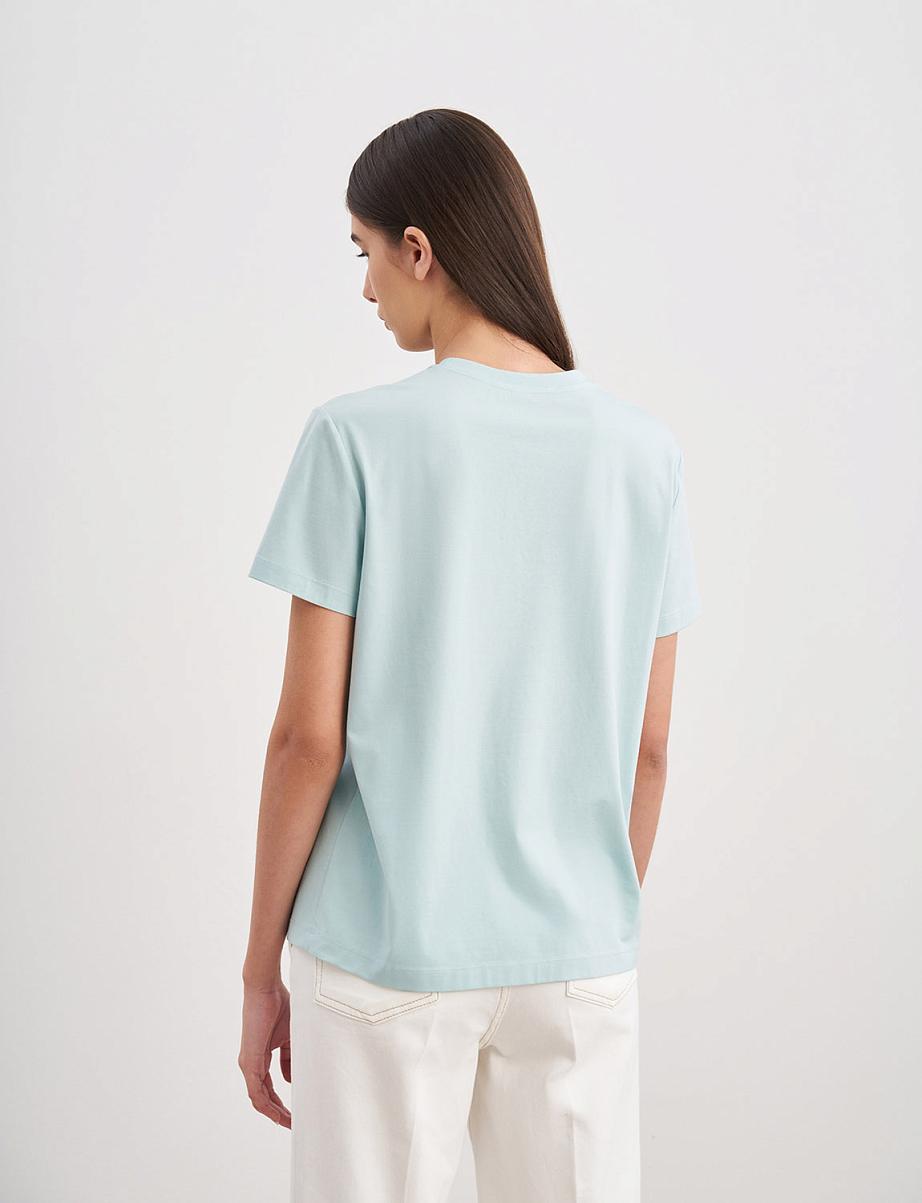 Хлопковая футболка оверсайз