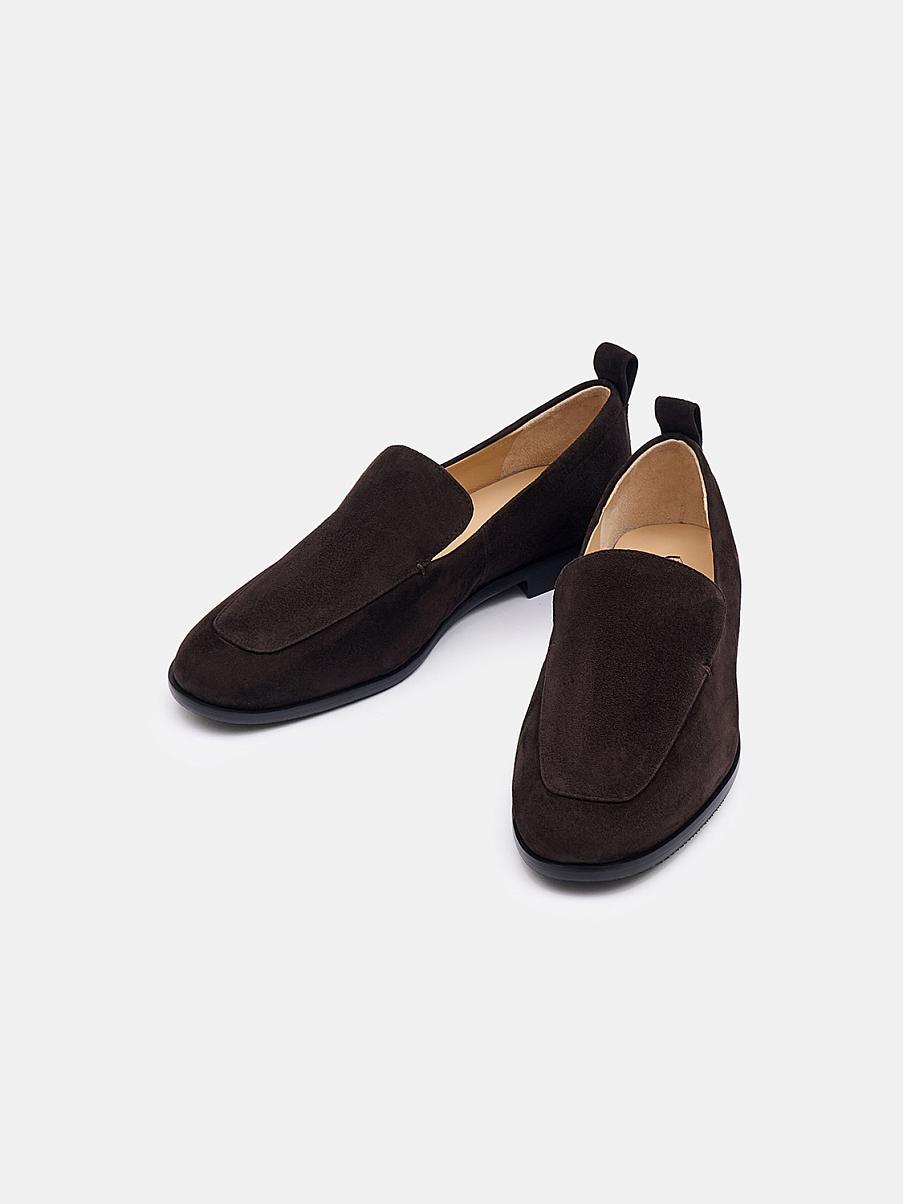 Лоферы из замши