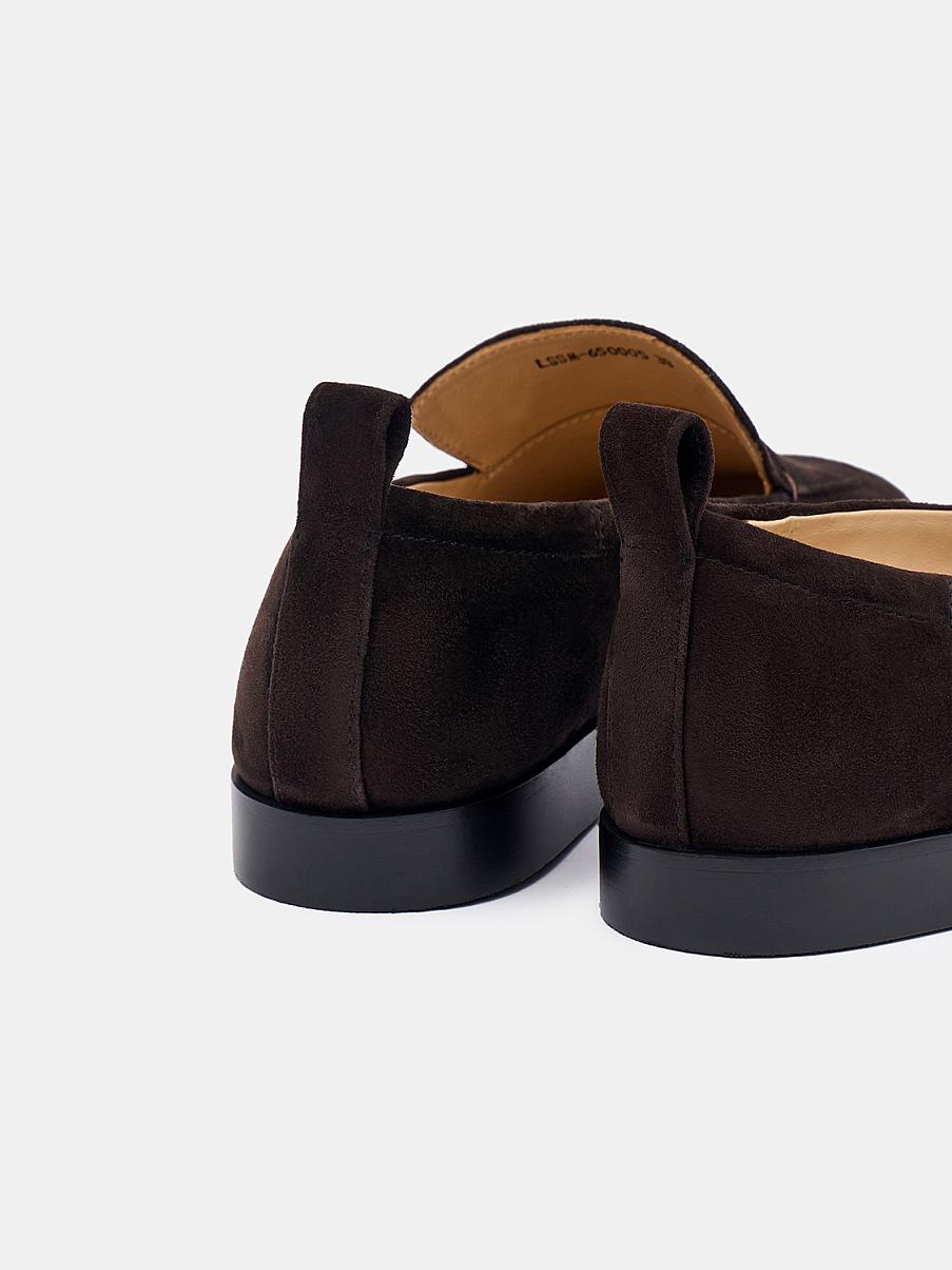 Лоферы из замши