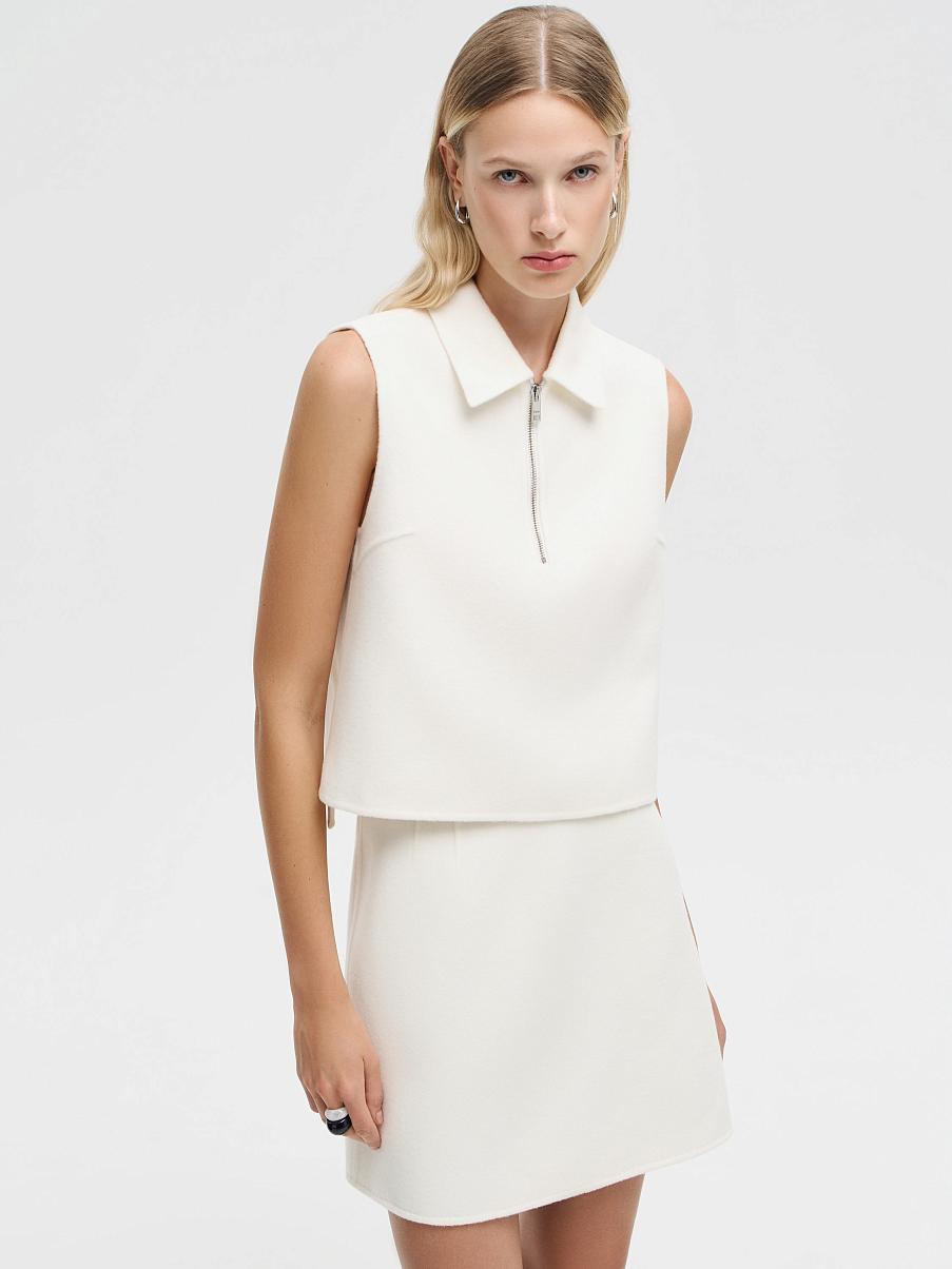 Юбка мини из шерсти