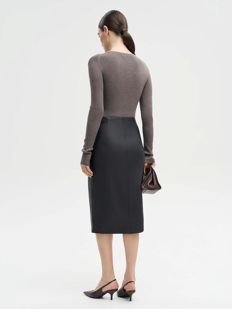 Джемпер из мериноса с шелком