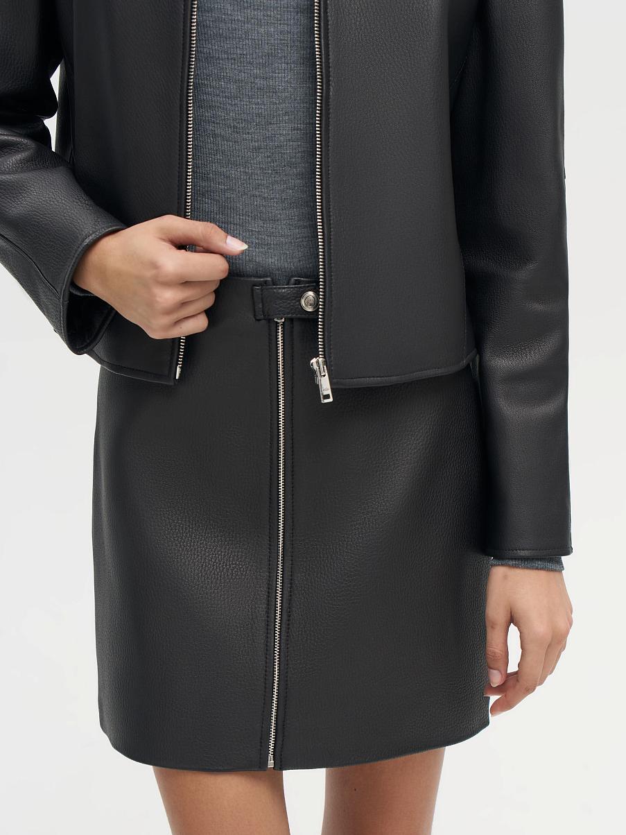 Юбка из кожи
