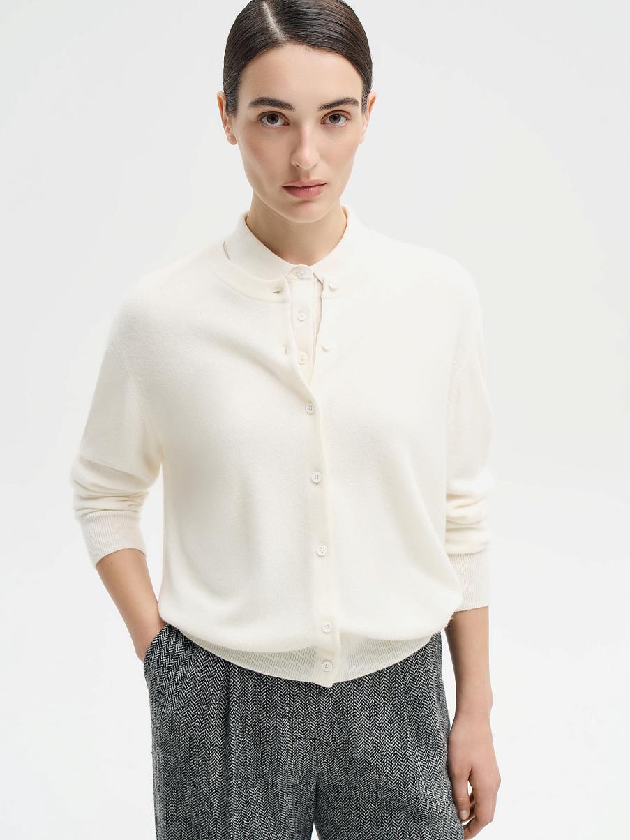 Кардиган из мериноса с кашемиром