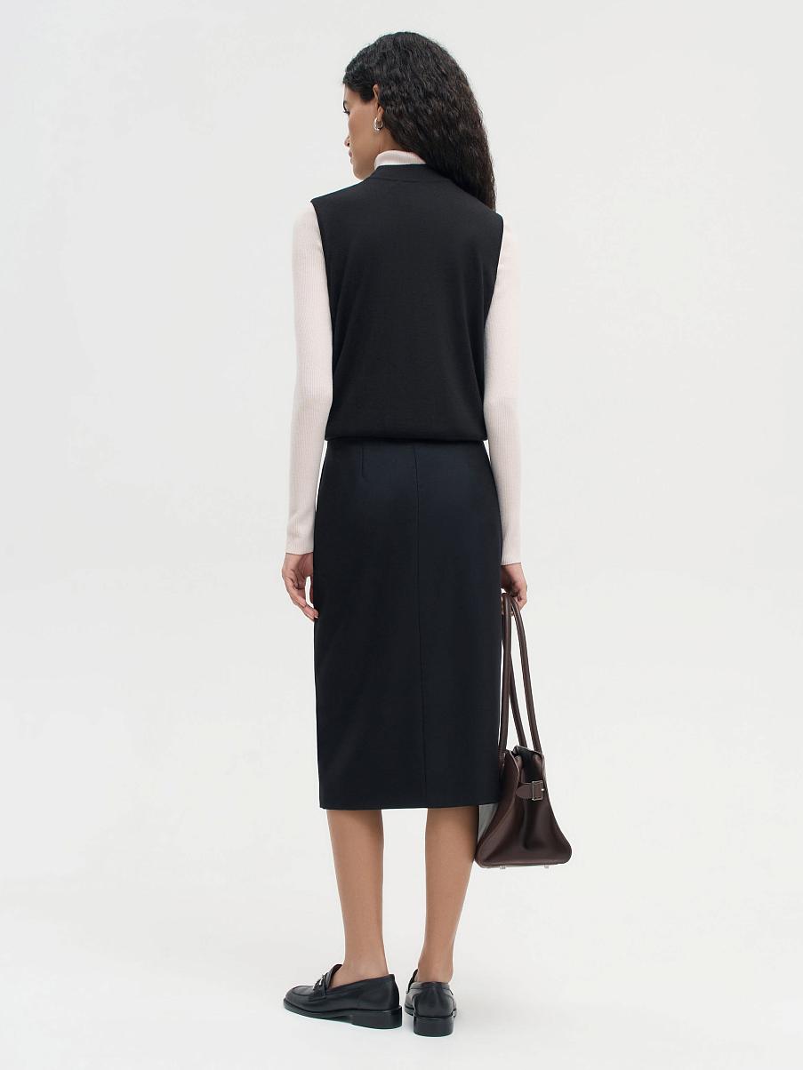 Юбка миди с карманами