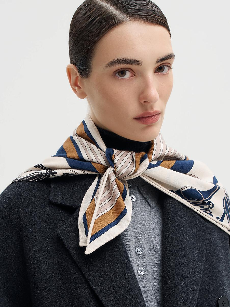 Платок из шерсти и шелка