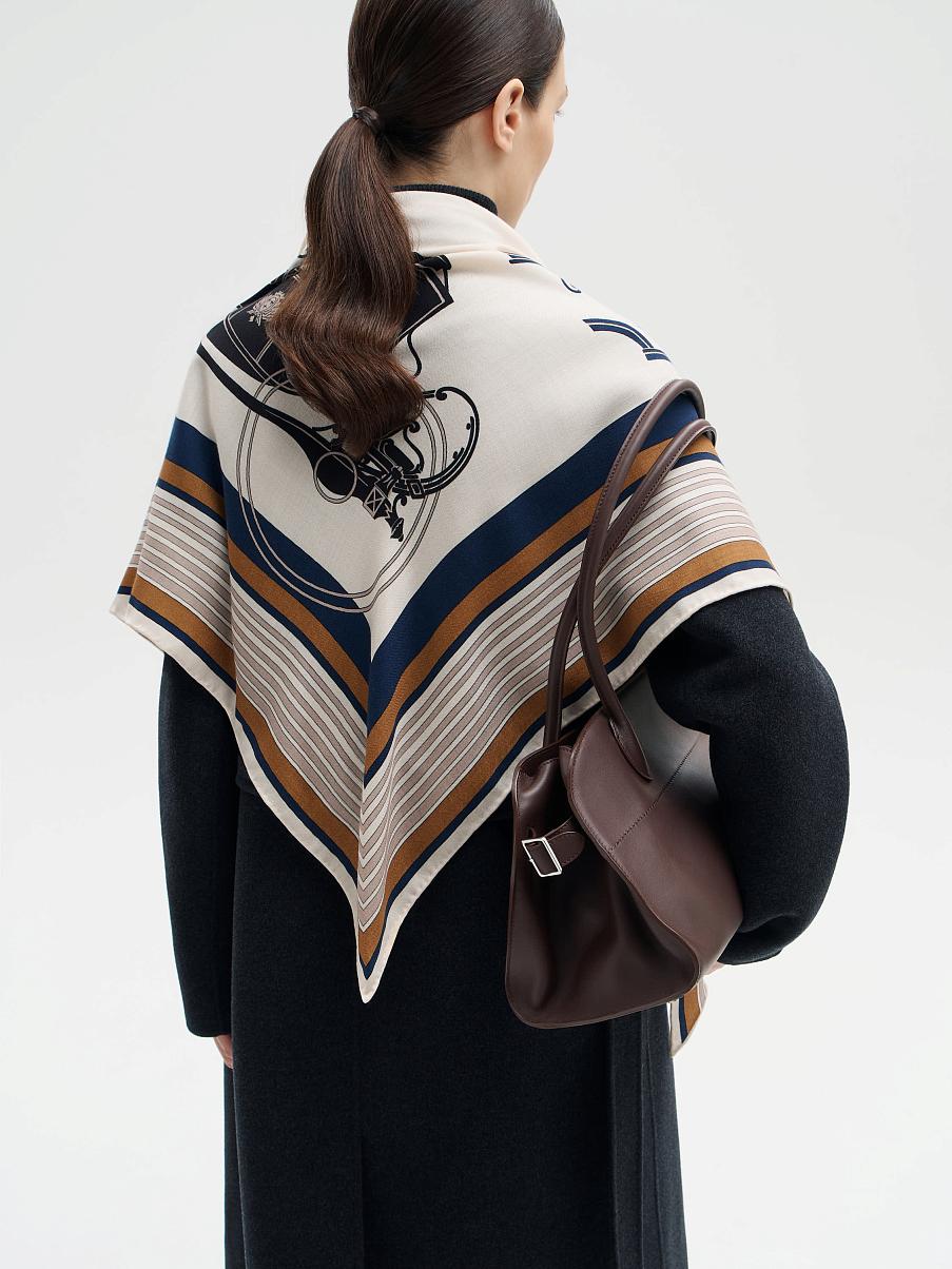 Платок из шерсти и шелка