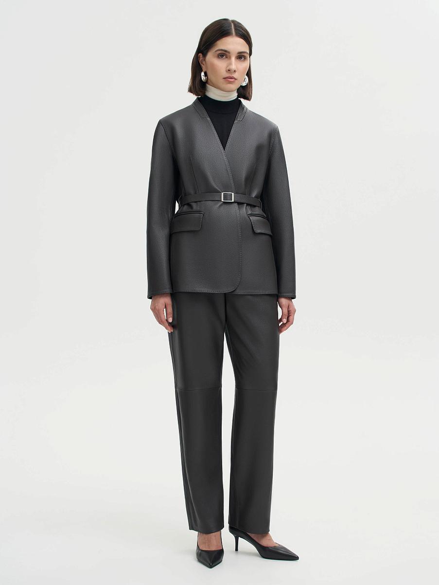 Жакет из кожи