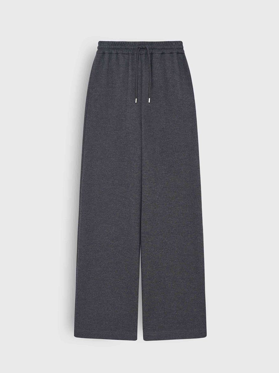 Брюки из шерсти и хлопка