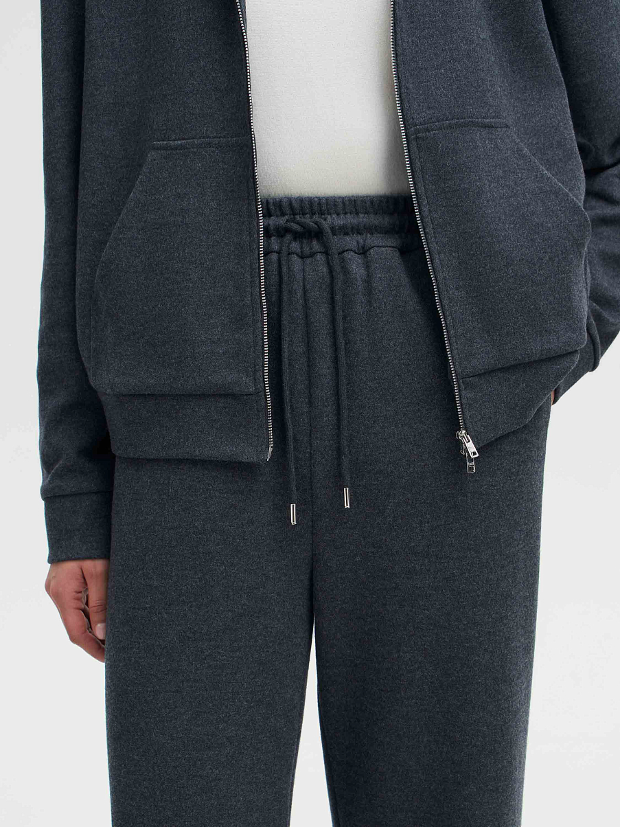 Брюки из шерсти и хлопка