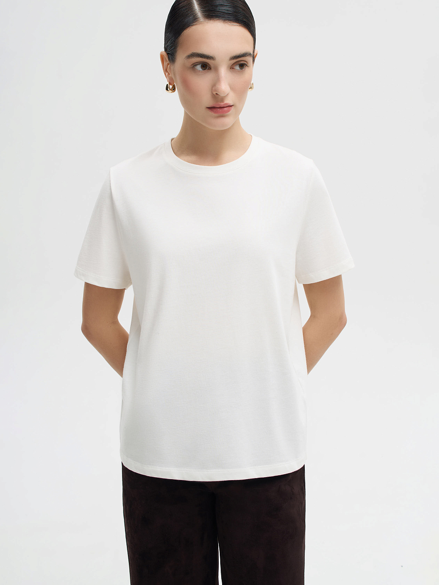 Футболка базовая с шелком