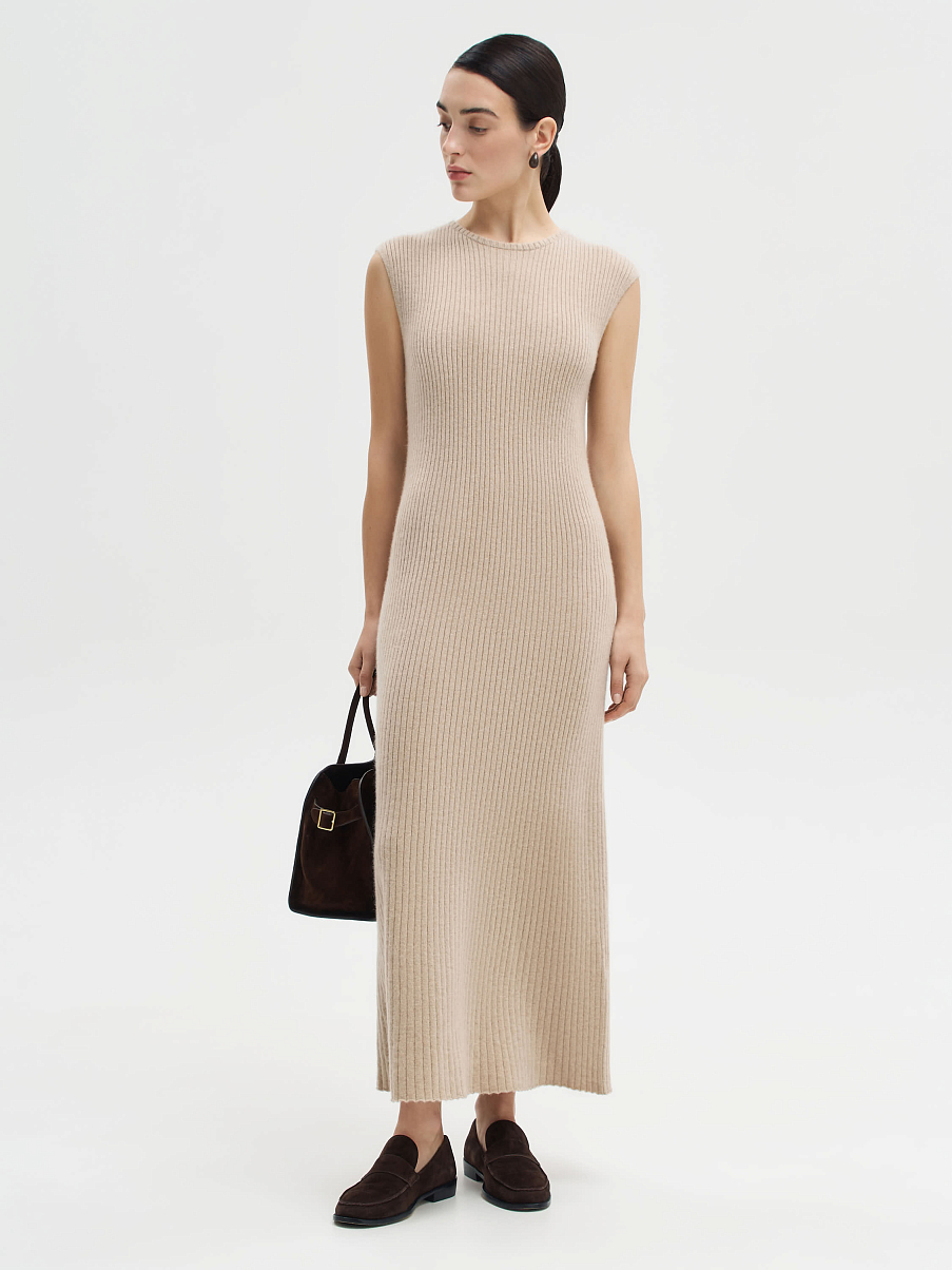 Платье из 100% кашемира