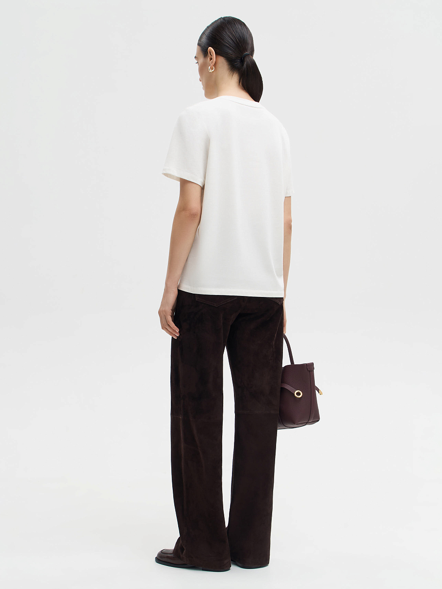 Футболка базовая с шелком