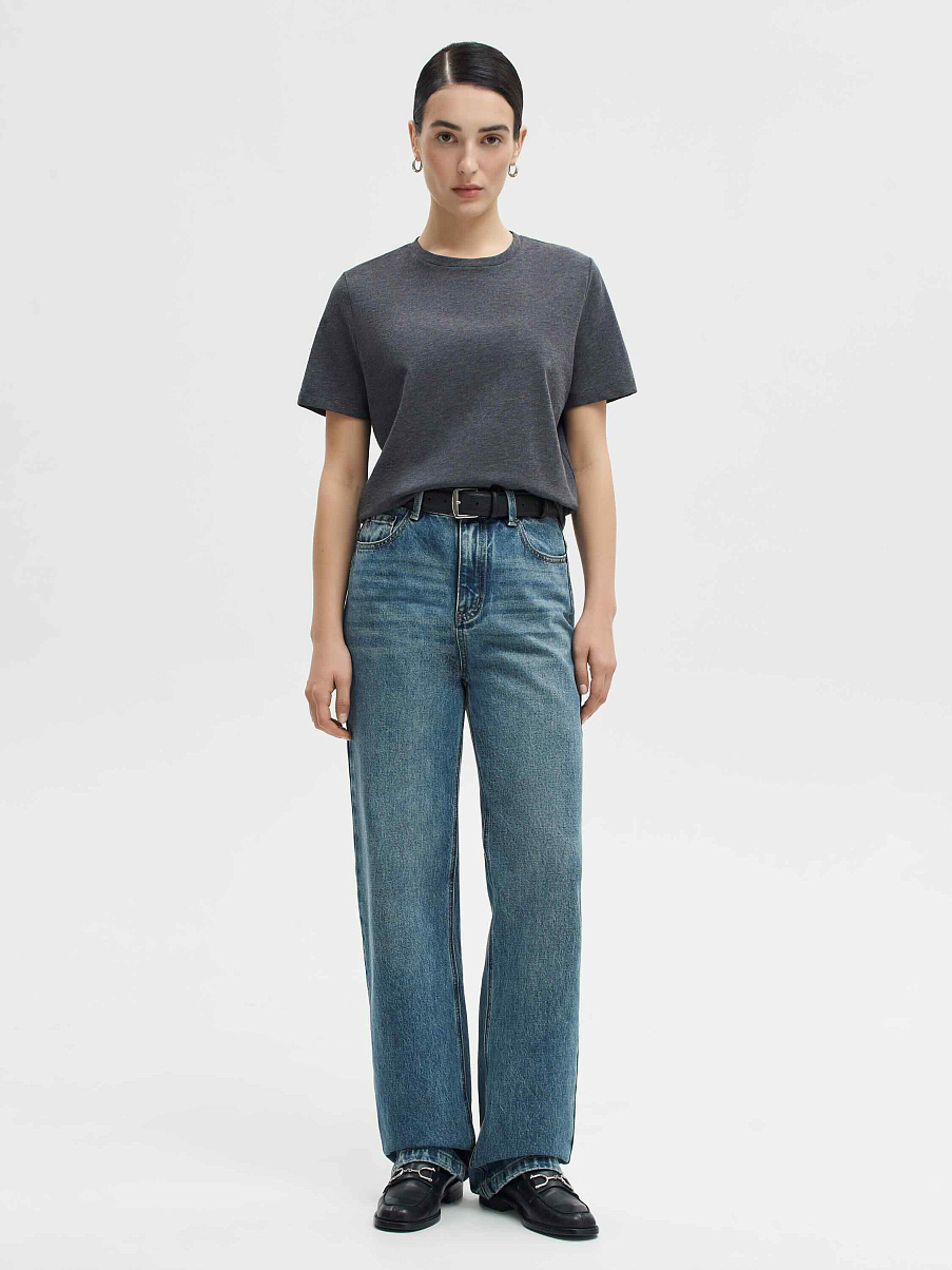 Футболка базовая с шелком