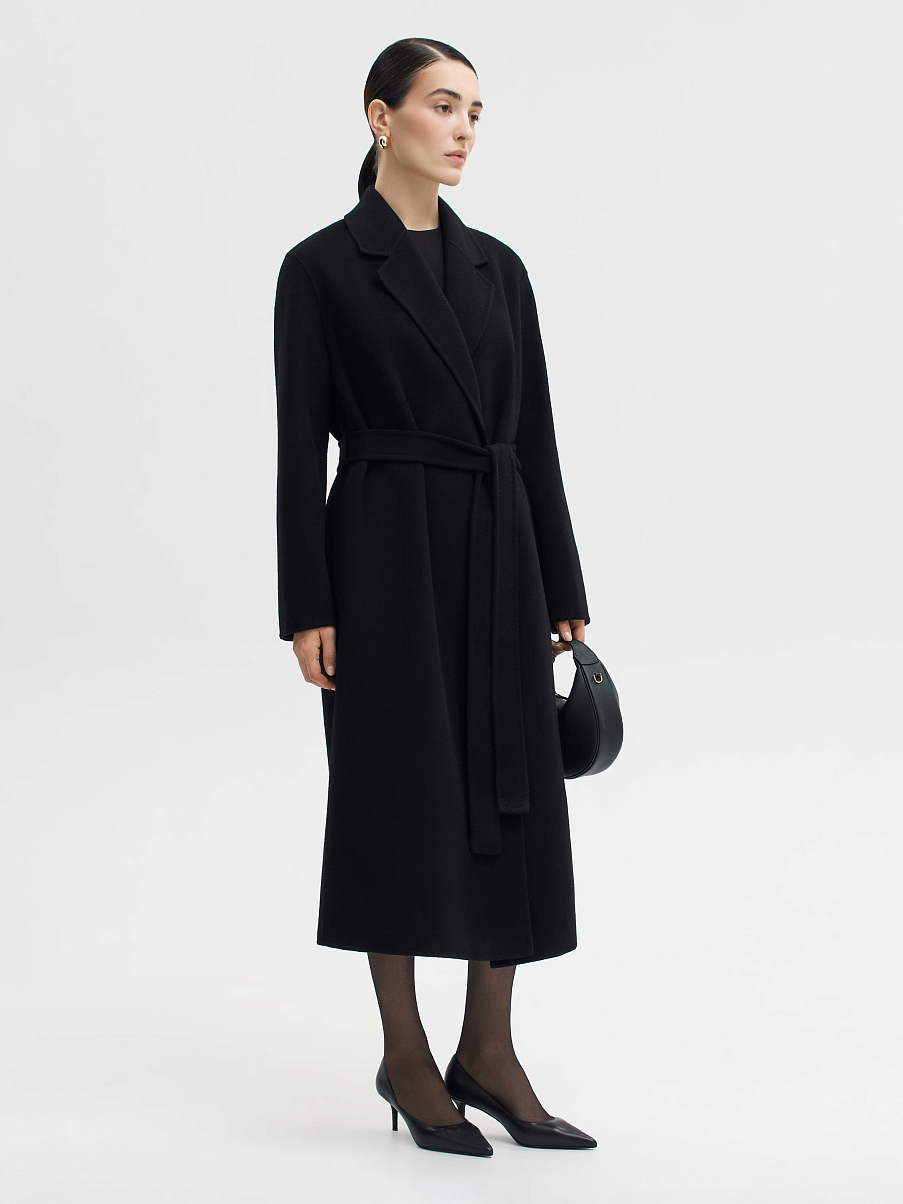 Пальто-халат из шерсти