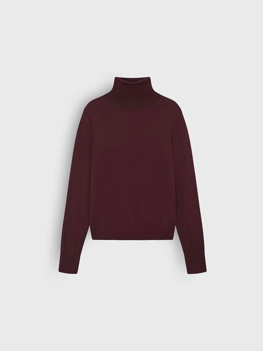 Водолазка из мериноса с кашемиром