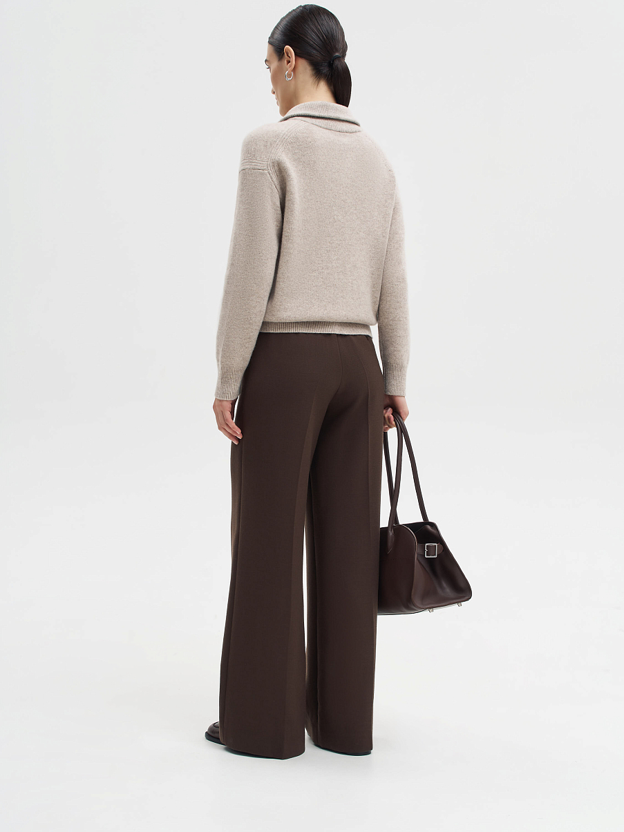 Джемпер на молнии из мериноса