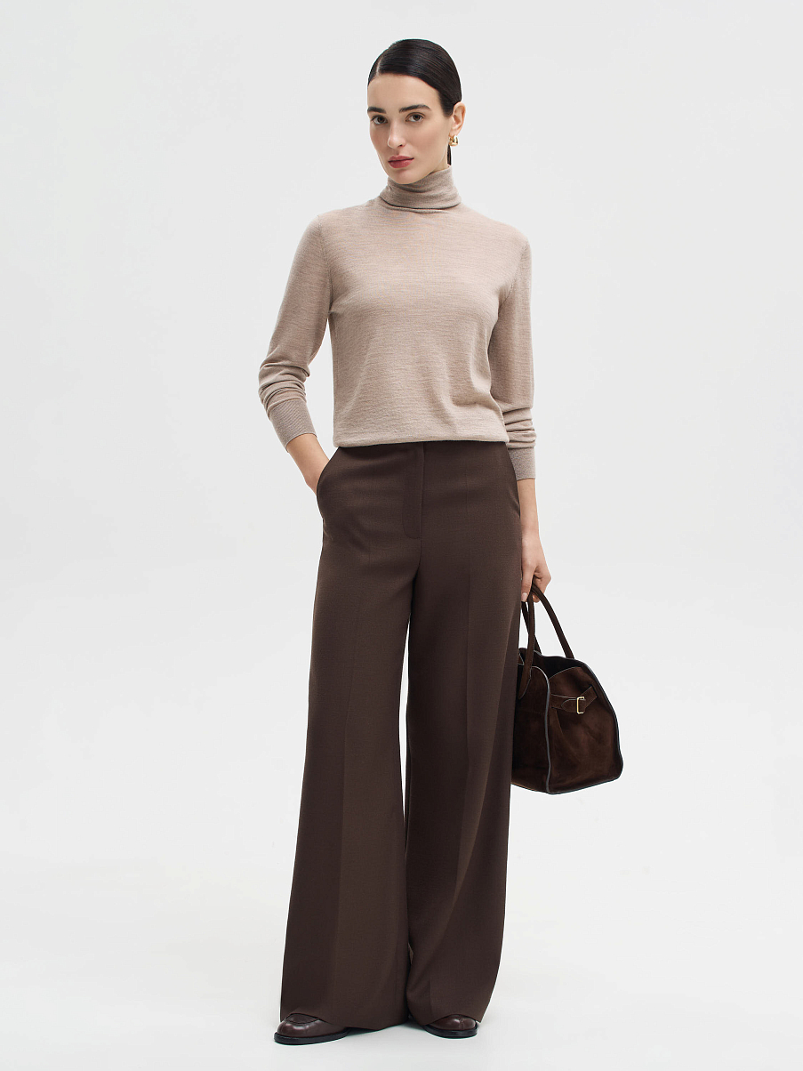 Водолазка из мериноса с кашемиром