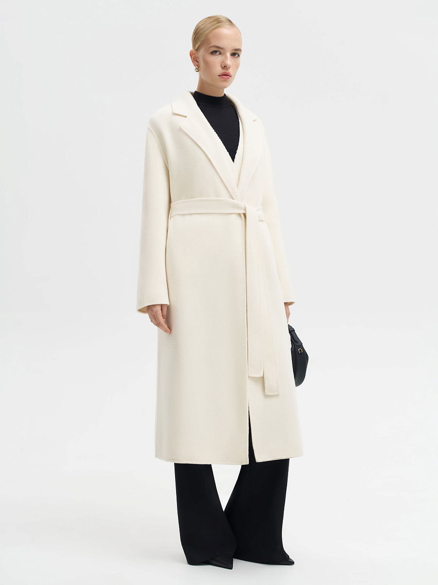 Пальто-халат из шерсти