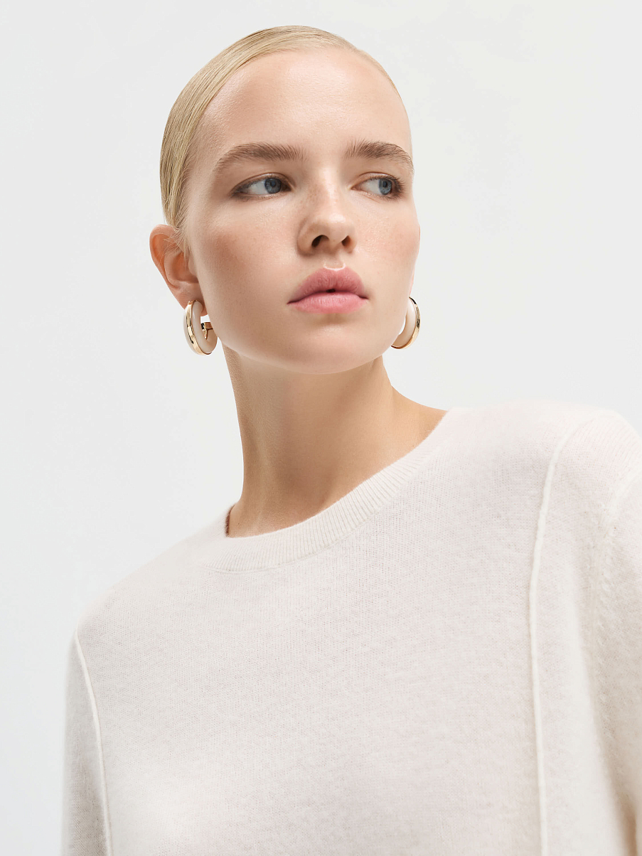 Джемпер из шерсти с кашемиром