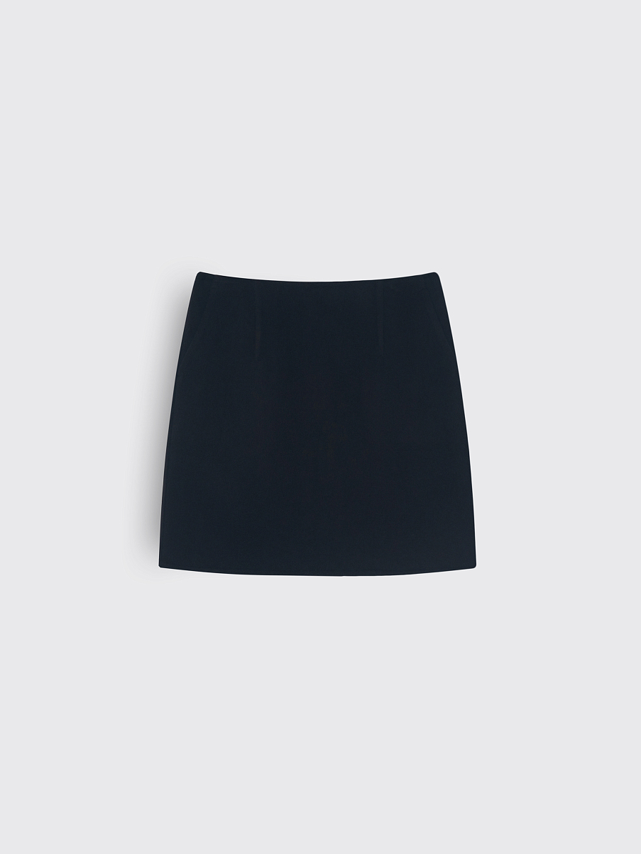 Юбка мини из мериноса