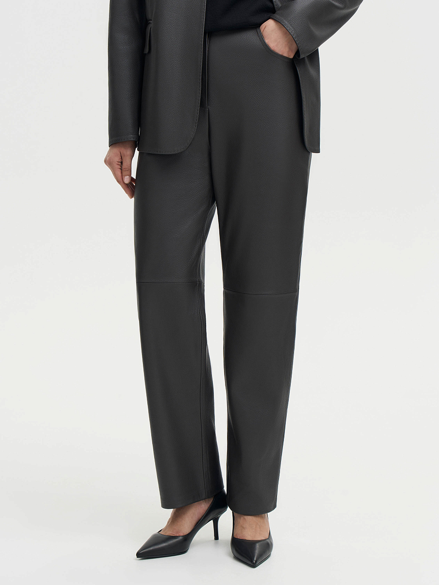 Брюки из кожи